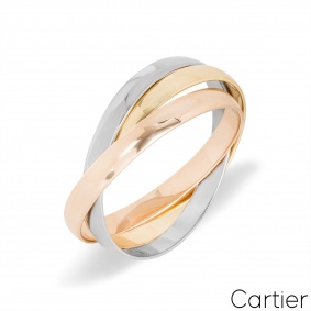Cartier Large Tri-Colour Gold Trinity Bracelet